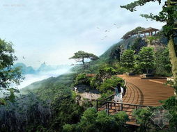 雁蕩山茶苑 古典園林建筑效果圖設(shè)計(jì)中的禪意與自然交響